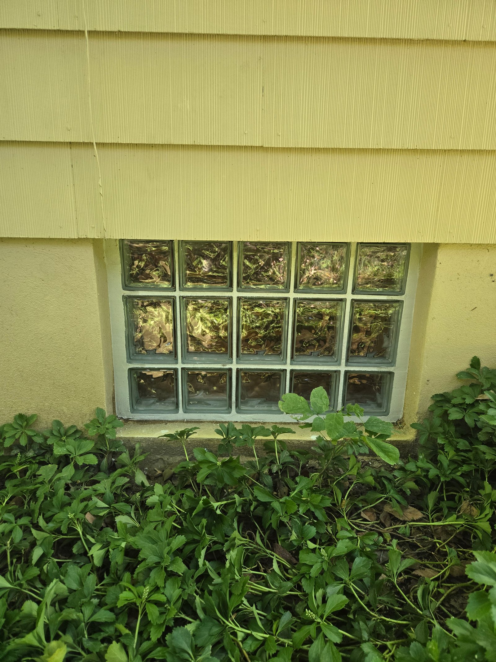 Glass block installation
