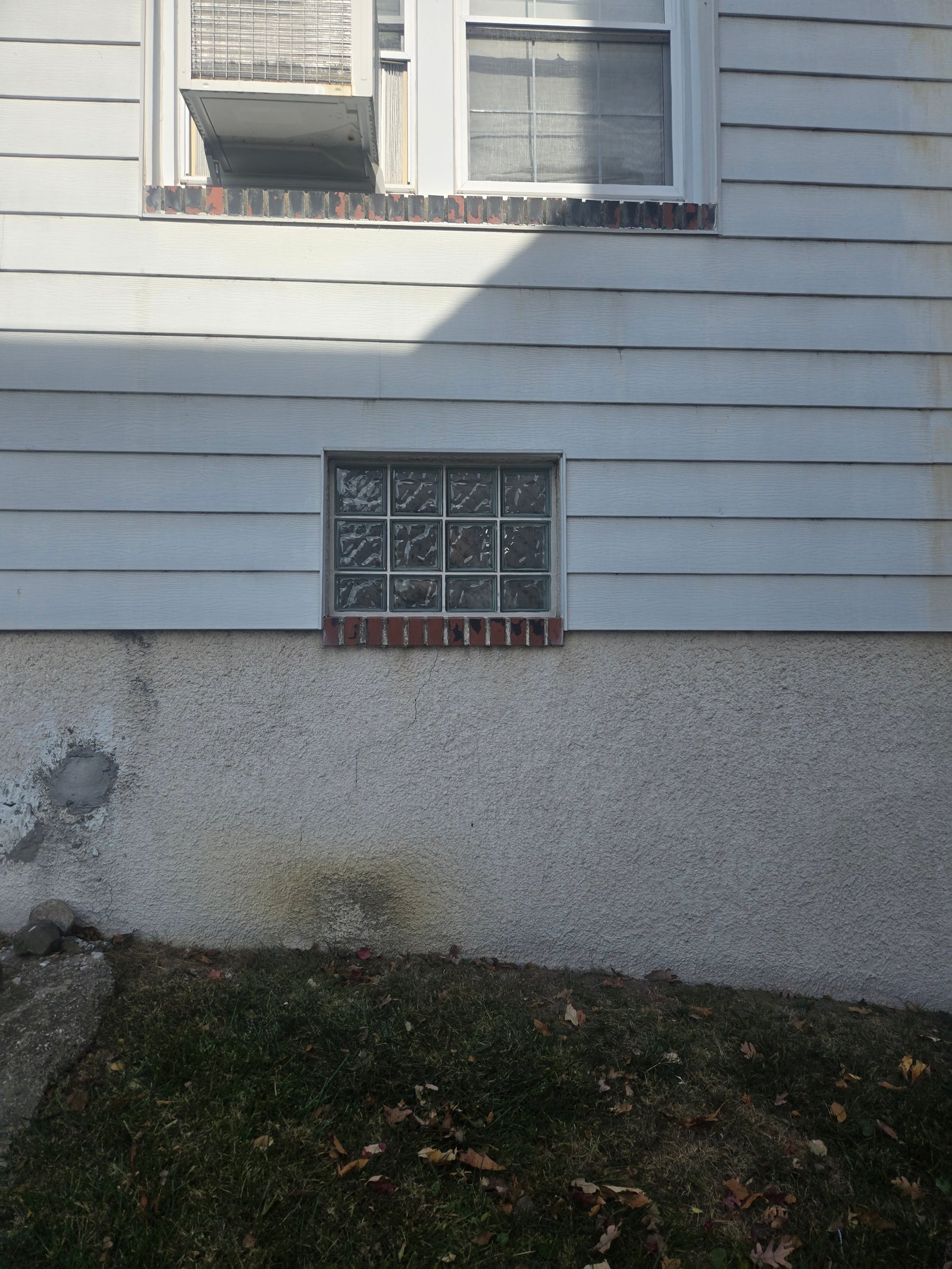 Glass block installation